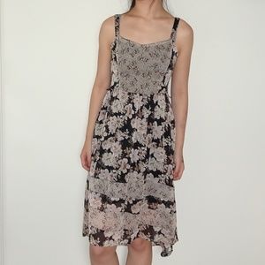 Floral High Low Sweatheart Homecoming Dress